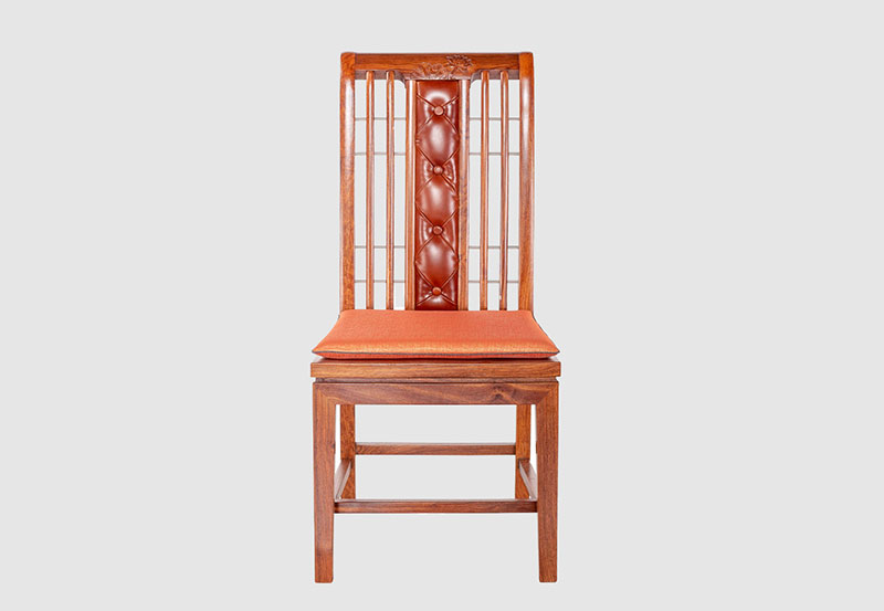 鄂城芙蓉榭中式实木餐椅效果图