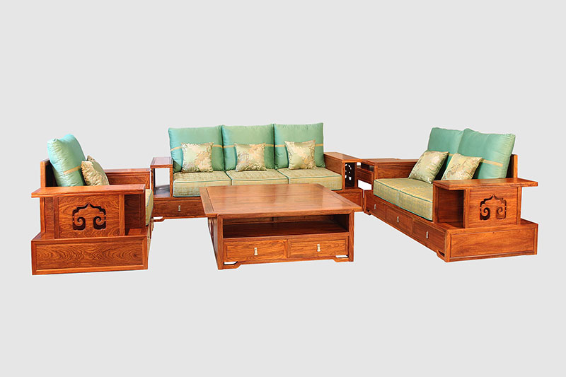 鄂城中式实木沙发简直太美了